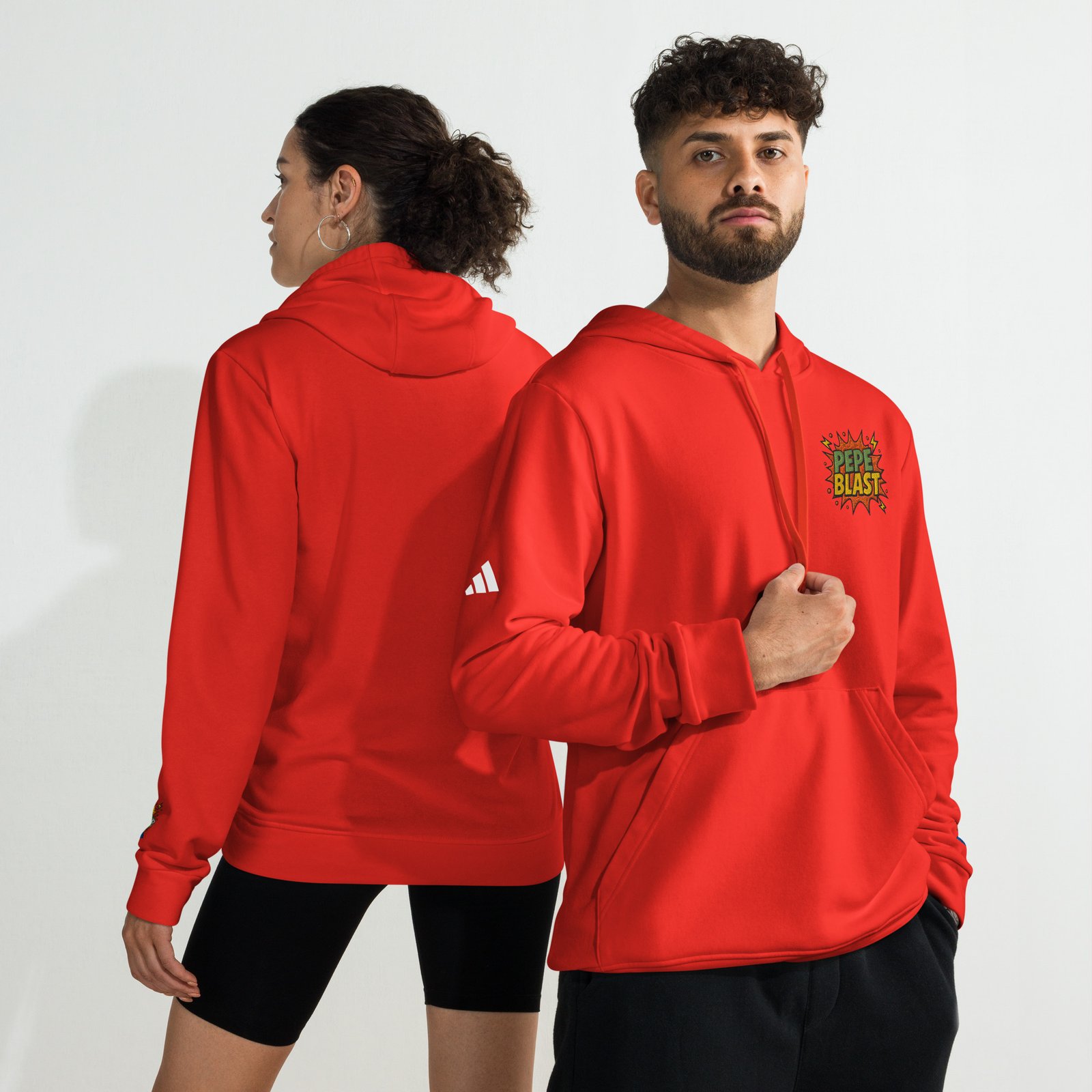 adidas fleece hoodie - Image 4